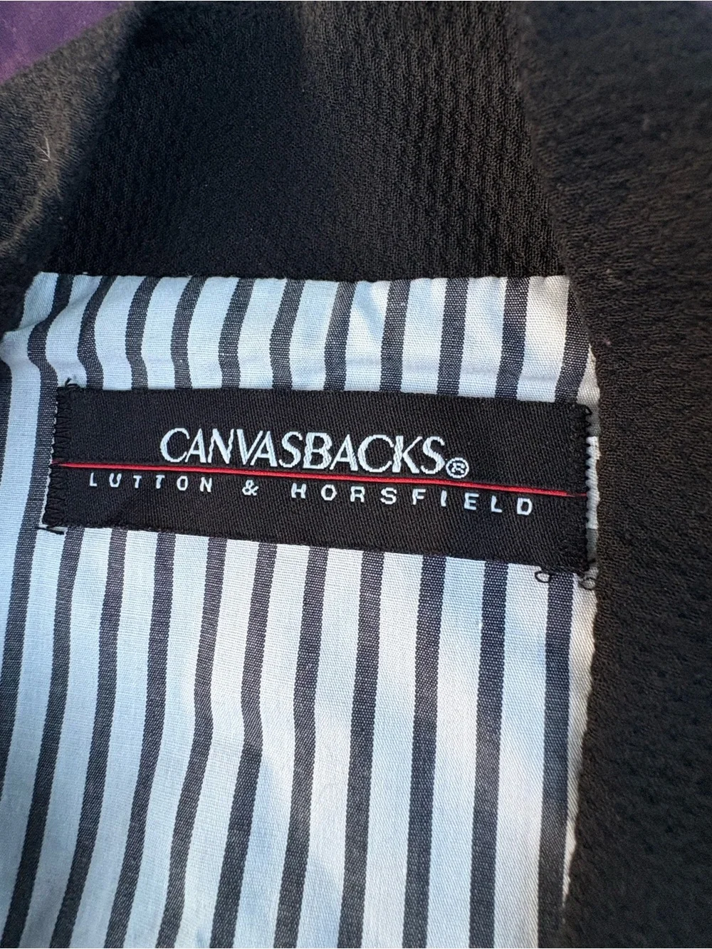Canvasback black & White Patchwork Sport Coat